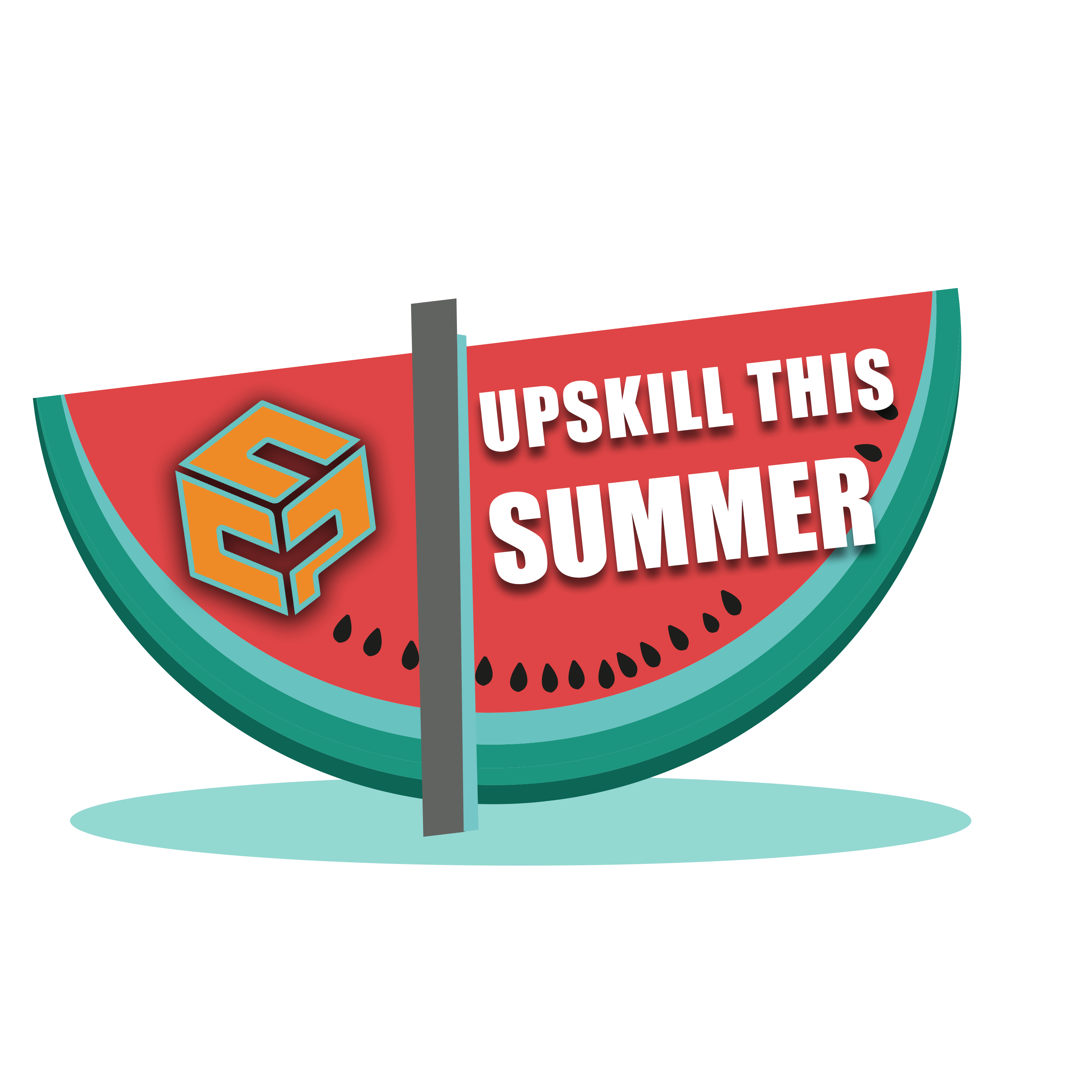 Upskill this summer artwork